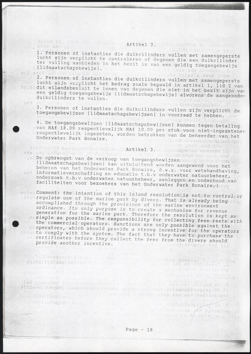 z Rehabilitation of the Bonaire Marine Park - Report of an evaluation of the existing situation. Recommendations and action plan for improvements - New Page