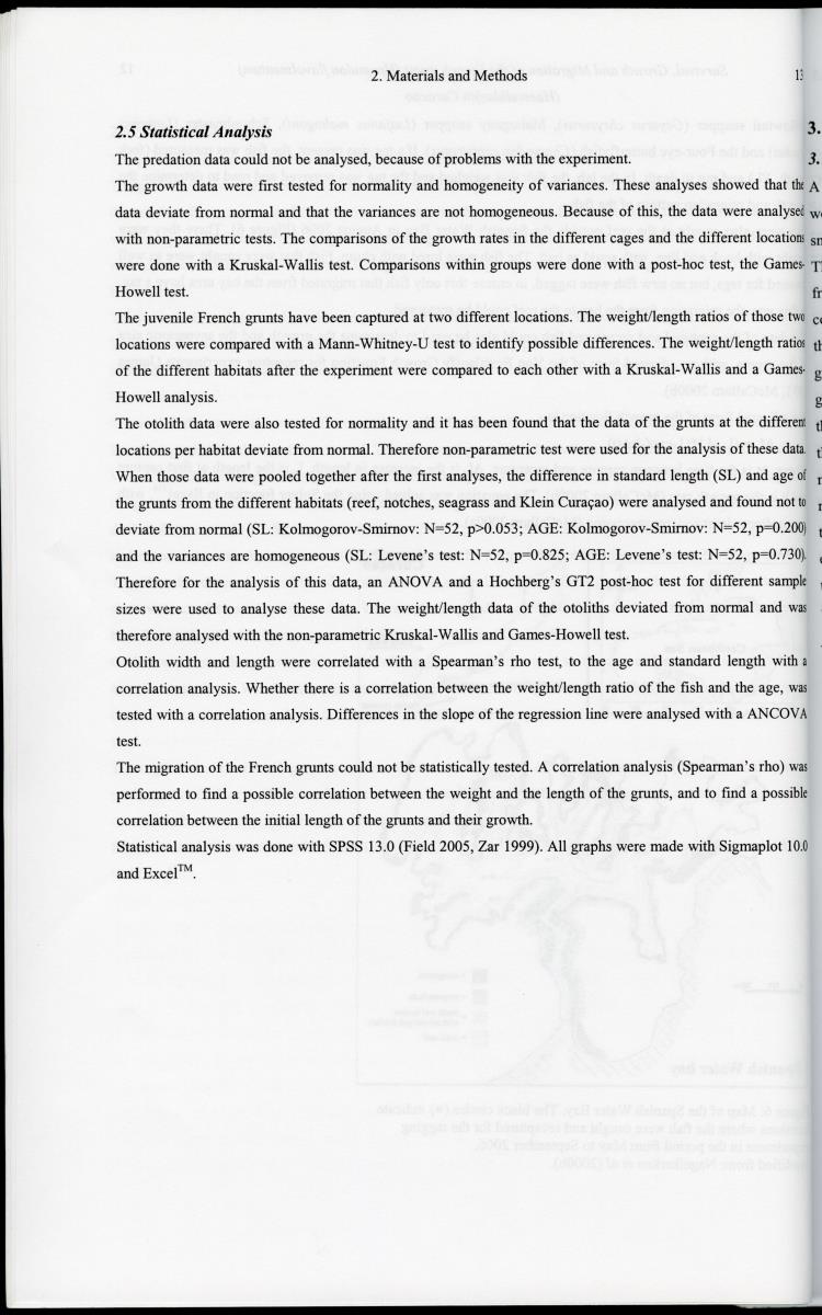 z Survival, Growth and Migration of the French grunt (Haemulon flavolineatum) (Haemulidae) in Curacao - New Page