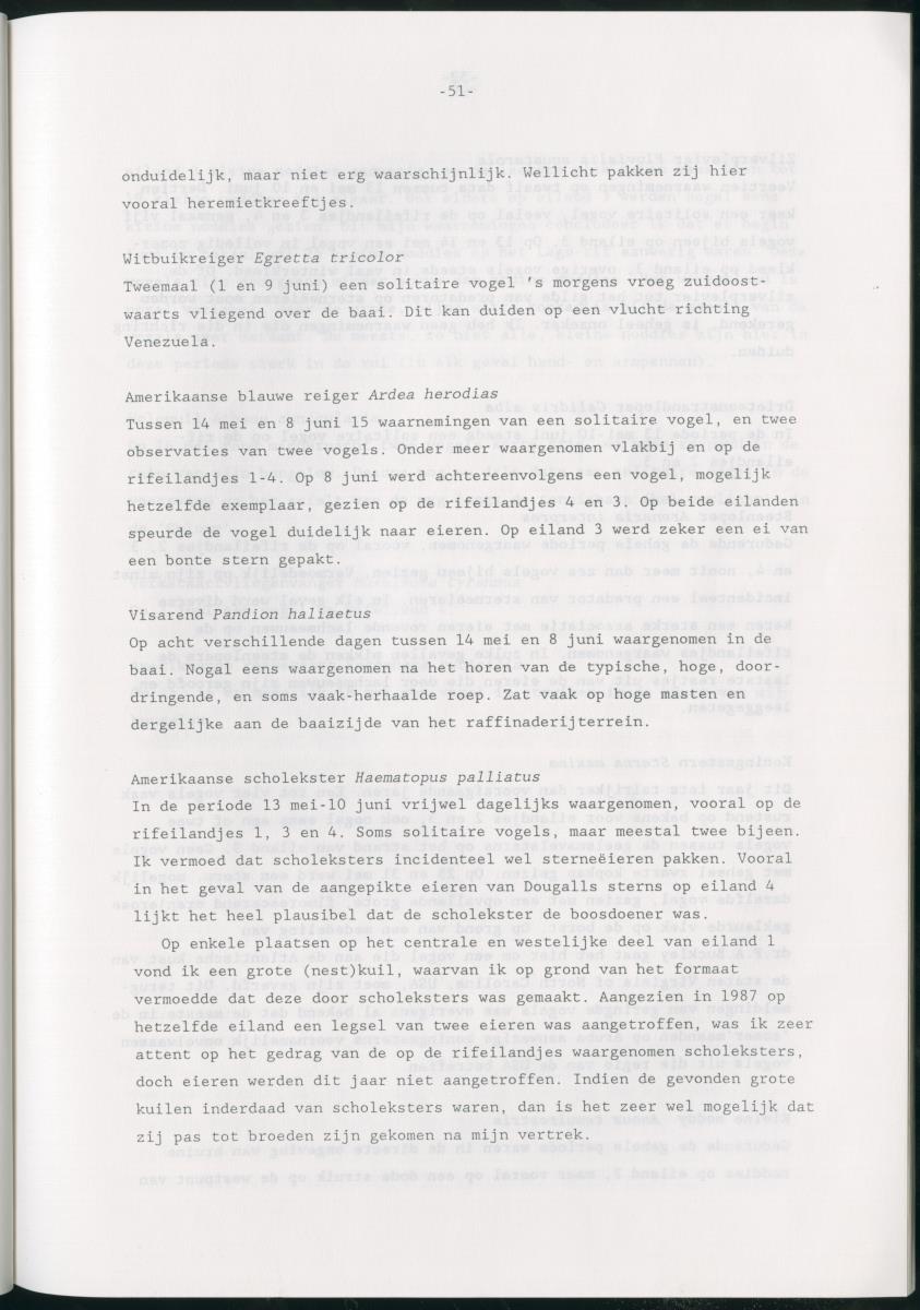 z Bescherming van zeevogels op het Lago-rif, Aruba, in 1988 - New Page