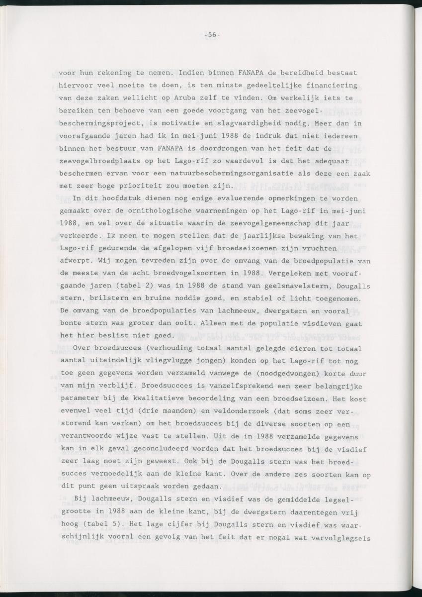 z Bescherming van zeevogels op het Lago-rif, Aruba, in 1988 - New Page