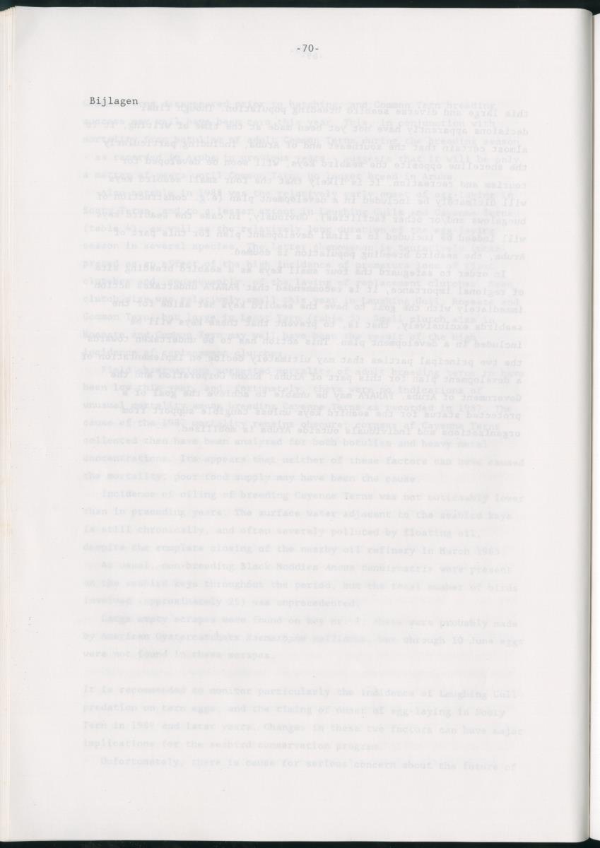 z Bescherming van zeevogels op het Lago-rif, Aruba, in 1988 - New Page