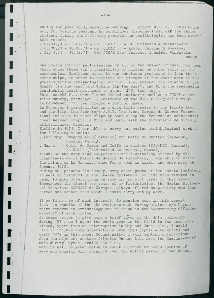 Report on Marine Ornithology CICAR 1971 - Page 3