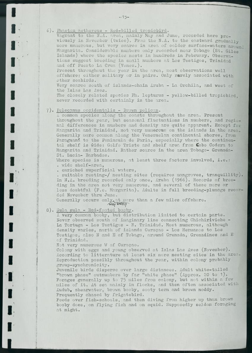 Report on Marine Ornithology CICAR 1971 - Page 8