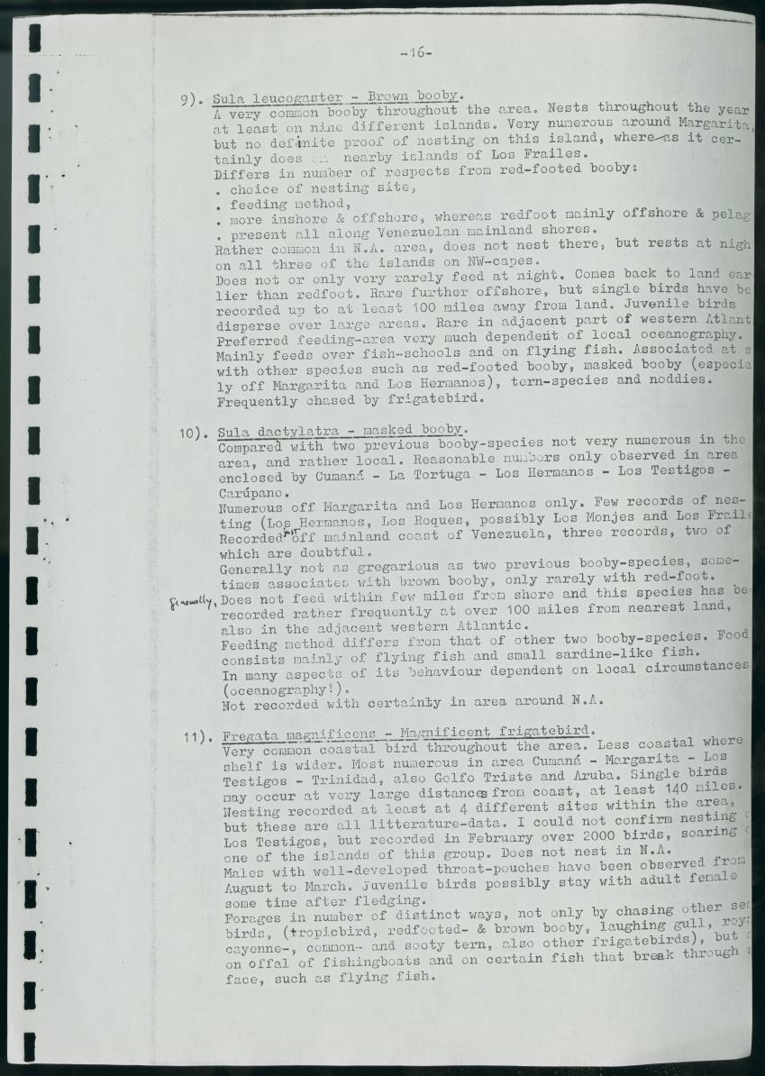 Report on Marine Ornithology CICAR 1971 - Page 9