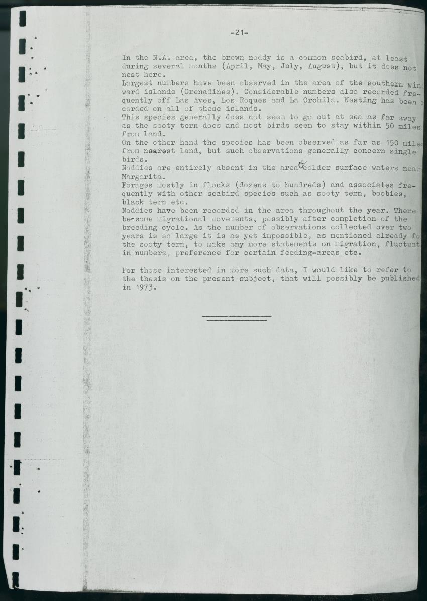 Report on Marine Ornithology CICAR 1971 - Page 14