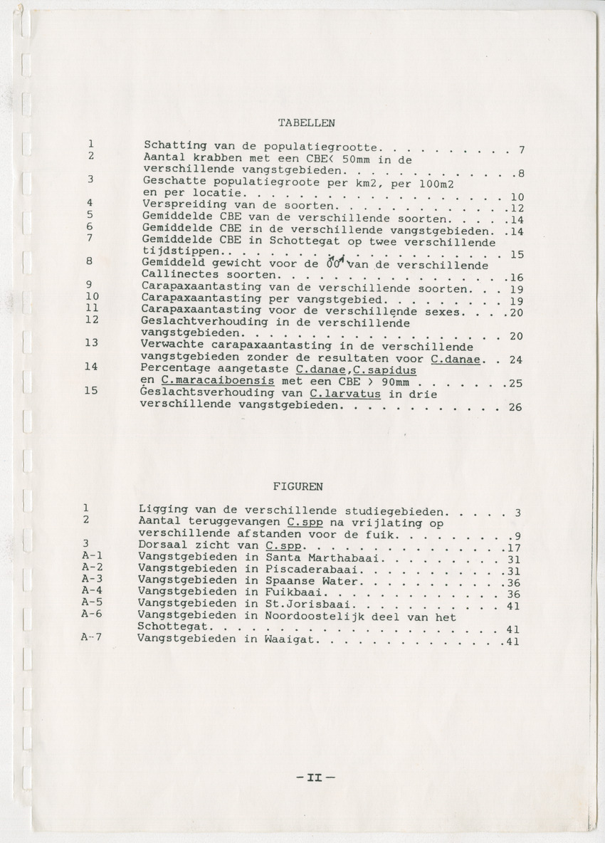 Z Verspreiding en populatiegrootte van Callinectes spp. Op Curacao - New Page
