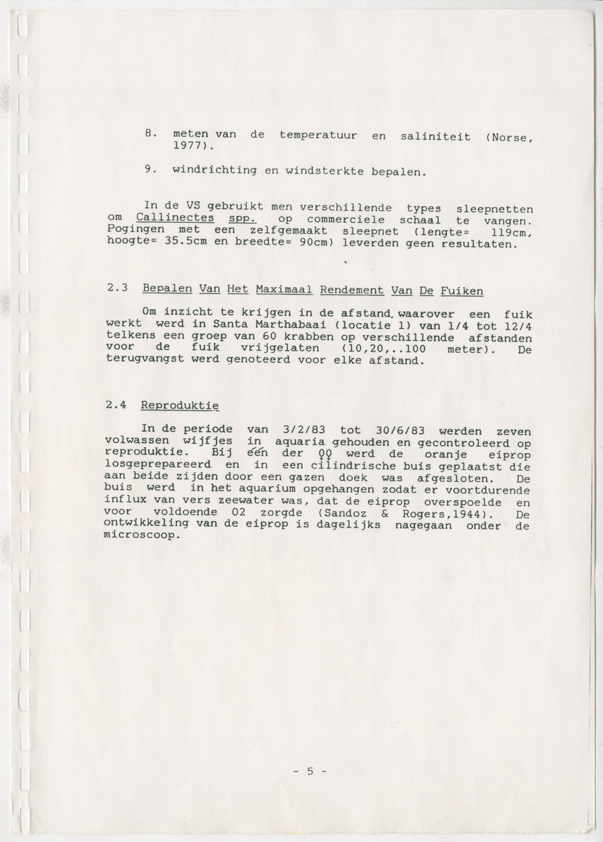 Z Verspreiding en populatiegrootte van Callinectes spp. Op Curacao - New Page