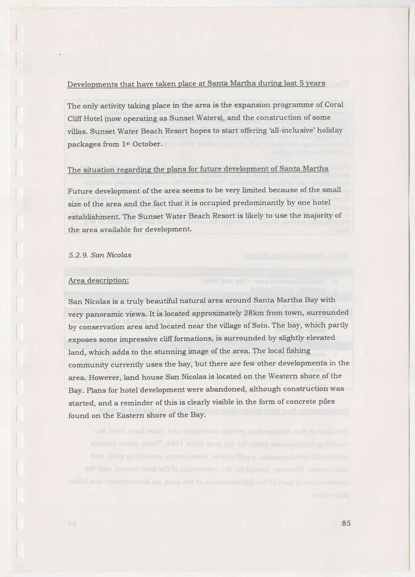 An Evaluation of the Spatial Distribution of Tourism Developments on Curcacao, as seen in the light of the Islandwide Development Plan - New Page