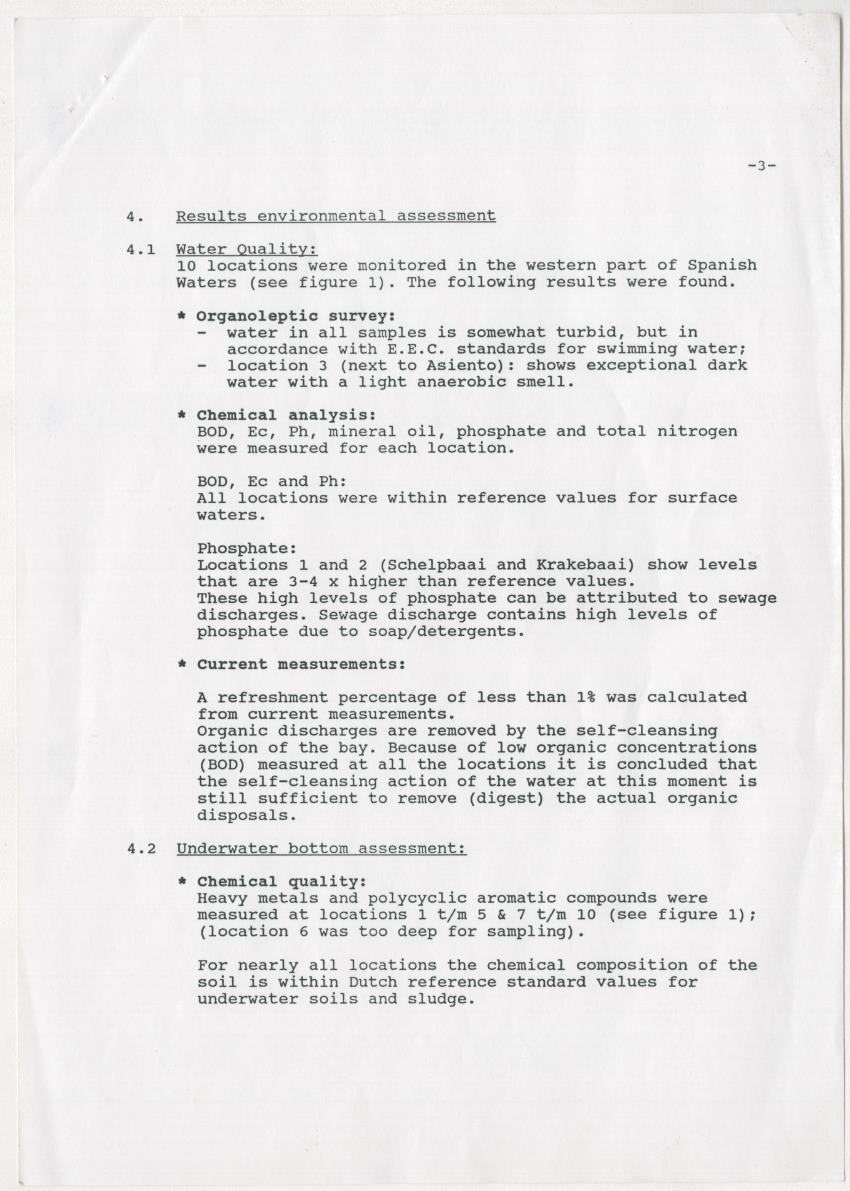 Improvement of the Environment and Infrastructure of Spanish Waters and Caracasbay - New Page