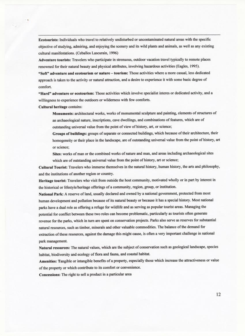 Taking on the Ecotourism challenge: Possible improvements to the Parke Nashonal Shete Boka product offering - New Page