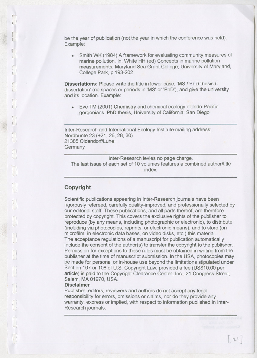 Coral population structure and partial mortality of scleractinian corals: Siderastrea sidera, Colpophyllia natans and Favia fragum. Comparison between inner bays and coral reefs - New Page