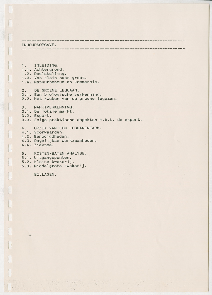 Het opzetten van een Leguanenkwekerij - New Page