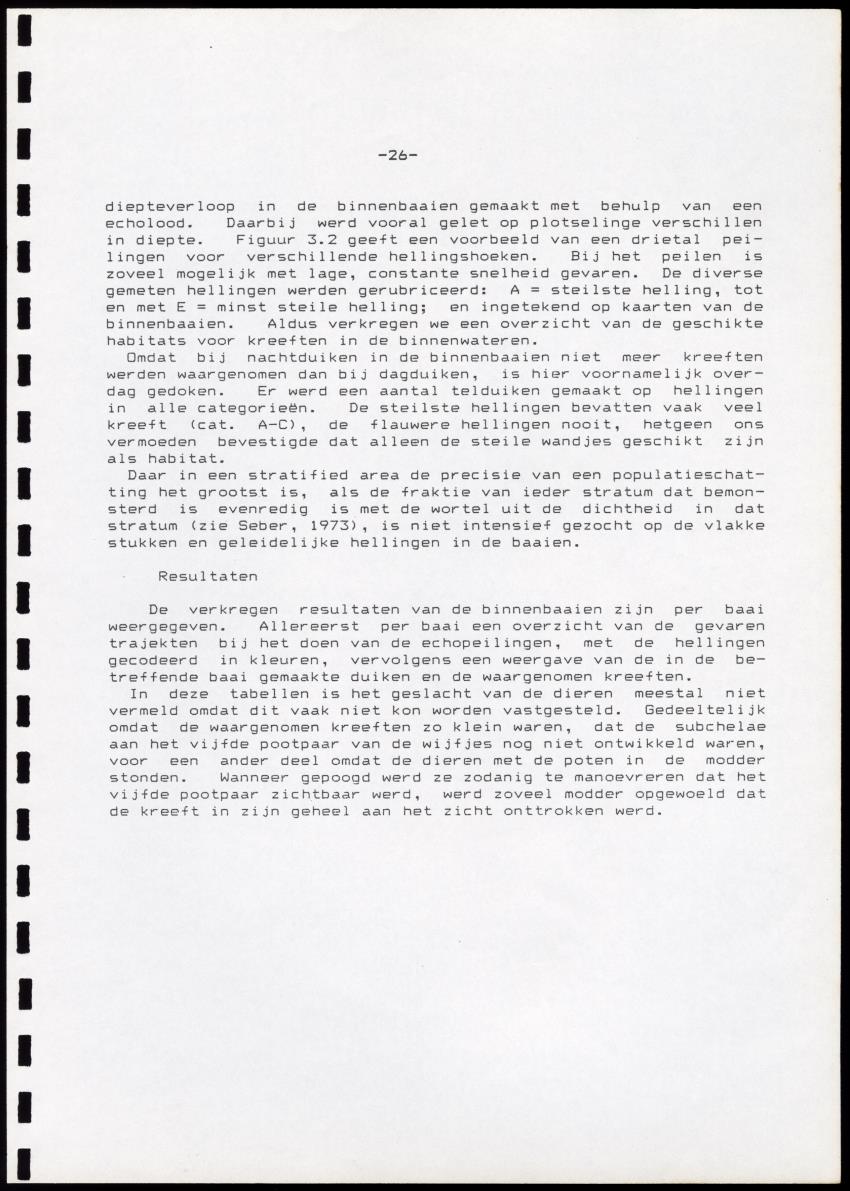 Onderzoek naar de verspreiding van Panulirus argus aan de zuidkust van Curacao - Page 26