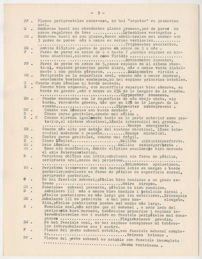 z Estudio de los Echinodermata y Moluscos - New Page