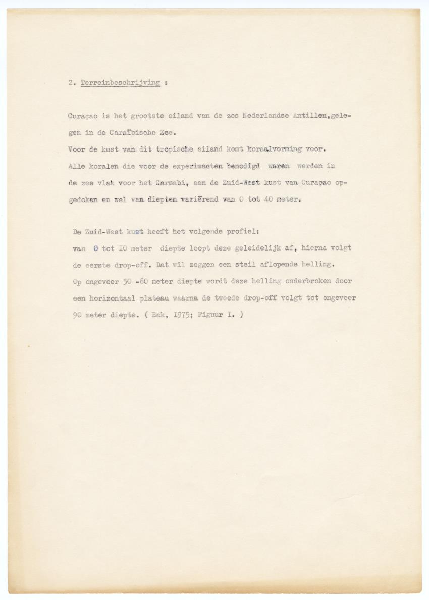 Grootte, Dichtheid en Chlorophylgehalte van de zooxanthellen van de koralen Agaricia agaricites en Meandrina meandrites - New Page