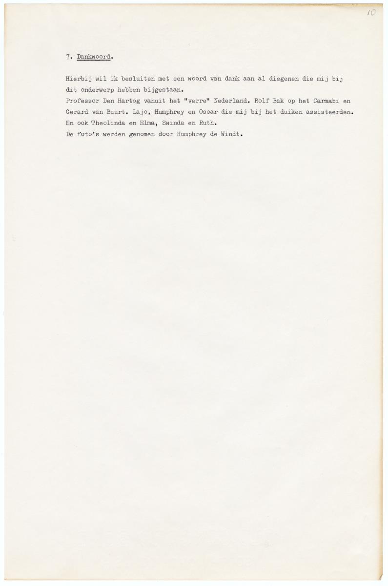 Grootte, Dichtheid en Chlorophylgehalte van de zooxanthellen van de koralen Agaricia agaricites en Meandrina meandrites - New Page