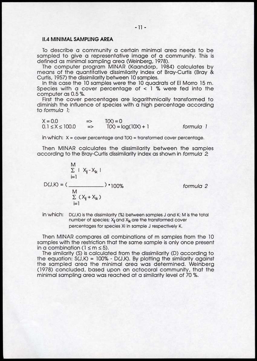 A comparison between quantitative taxonomic and physiognomic survey methods of hard substrate communities of the Santa Marte area, NE Colombia - Page 15