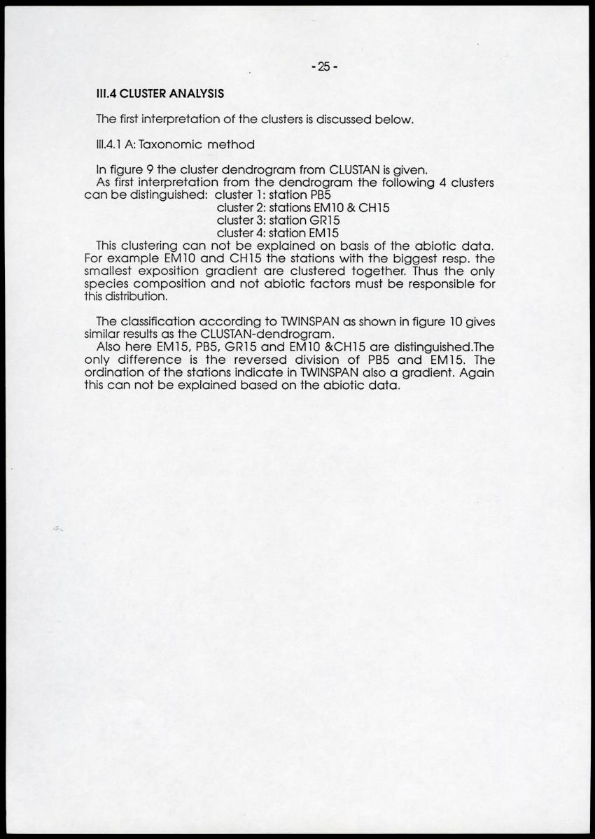 A comparison between quantitative taxonomic and physiognomic survey methods of hard substrate communities of the Santa Marte area, NE Colombia - Page 29
