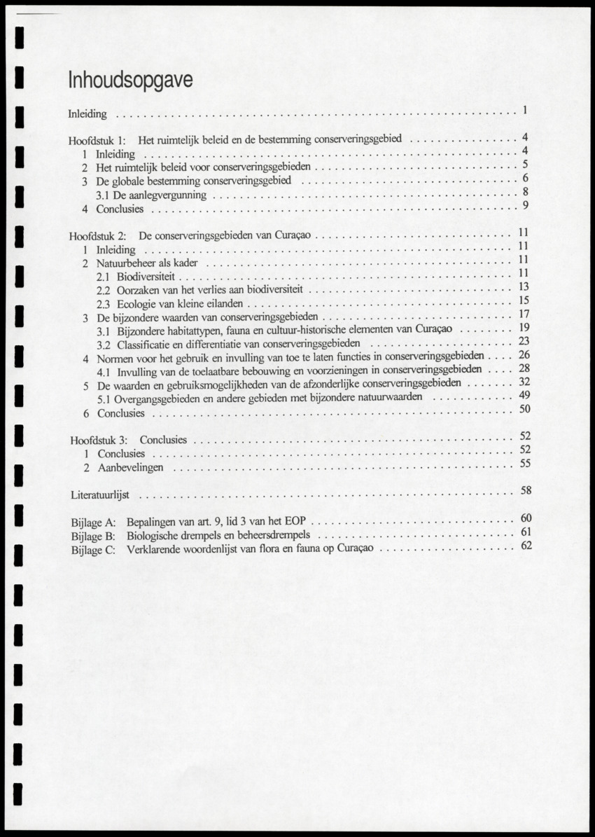 z Toetsingscriteria voor het gebruik van conserveringsgebieden - New Page