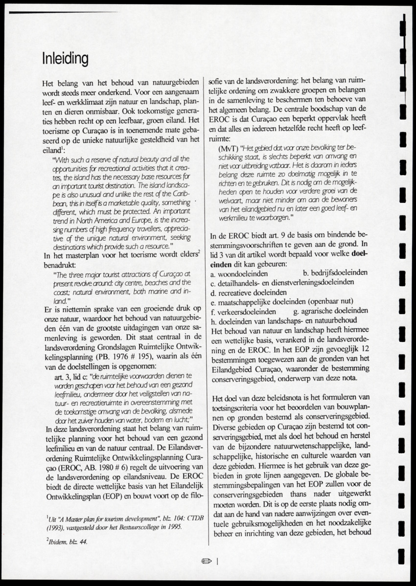 z Toetsingscriteria voor het gebruik van conserveringsgebieden - New Page