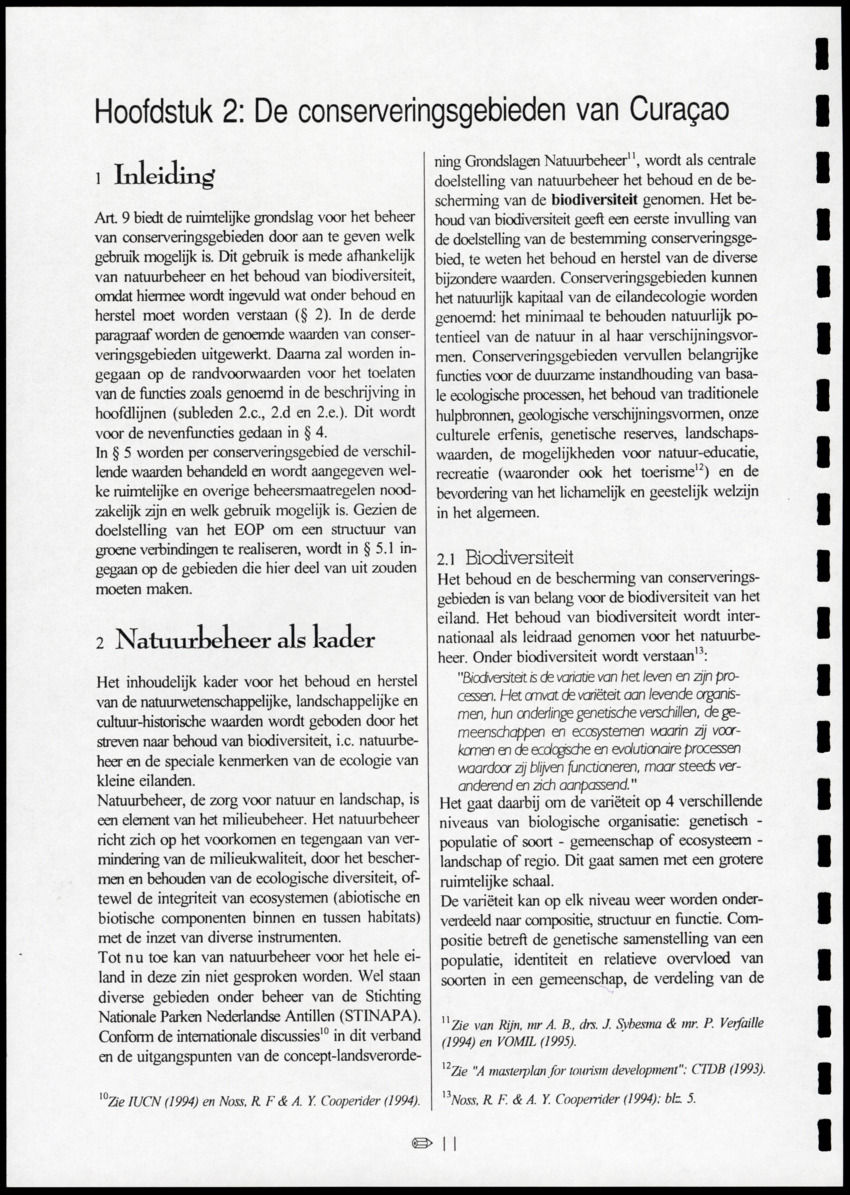 z Toetsingscriteria voor het gebruik van conserveringsgebieden - New Page