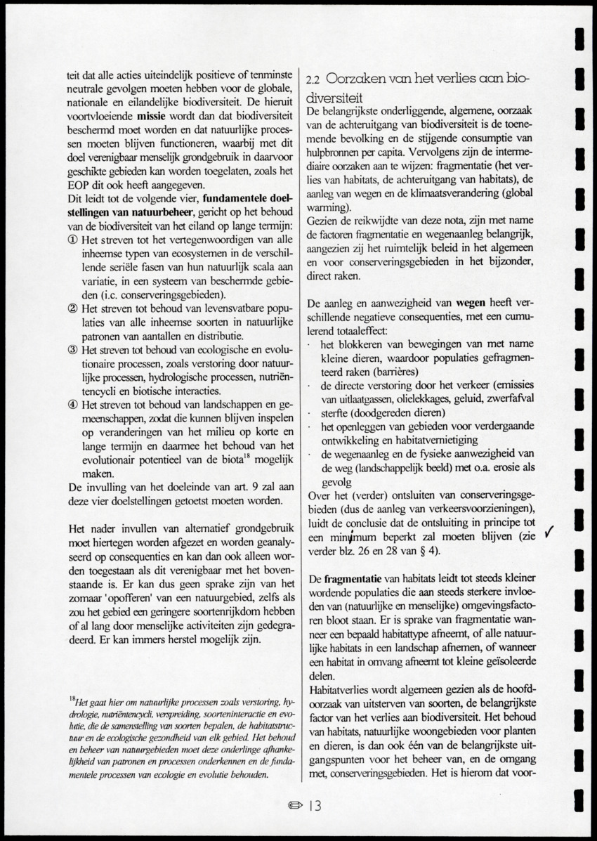 z Toetsingscriteria voor het gebruik van conserveringsgebieden - New Page