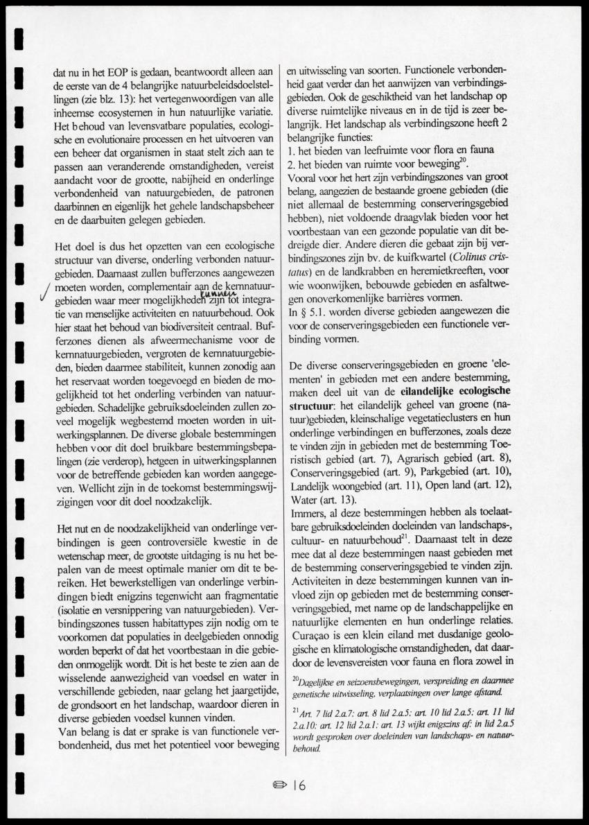 z Toetsingscriteria voor het gebruik van conserveringsgebieden - New Page