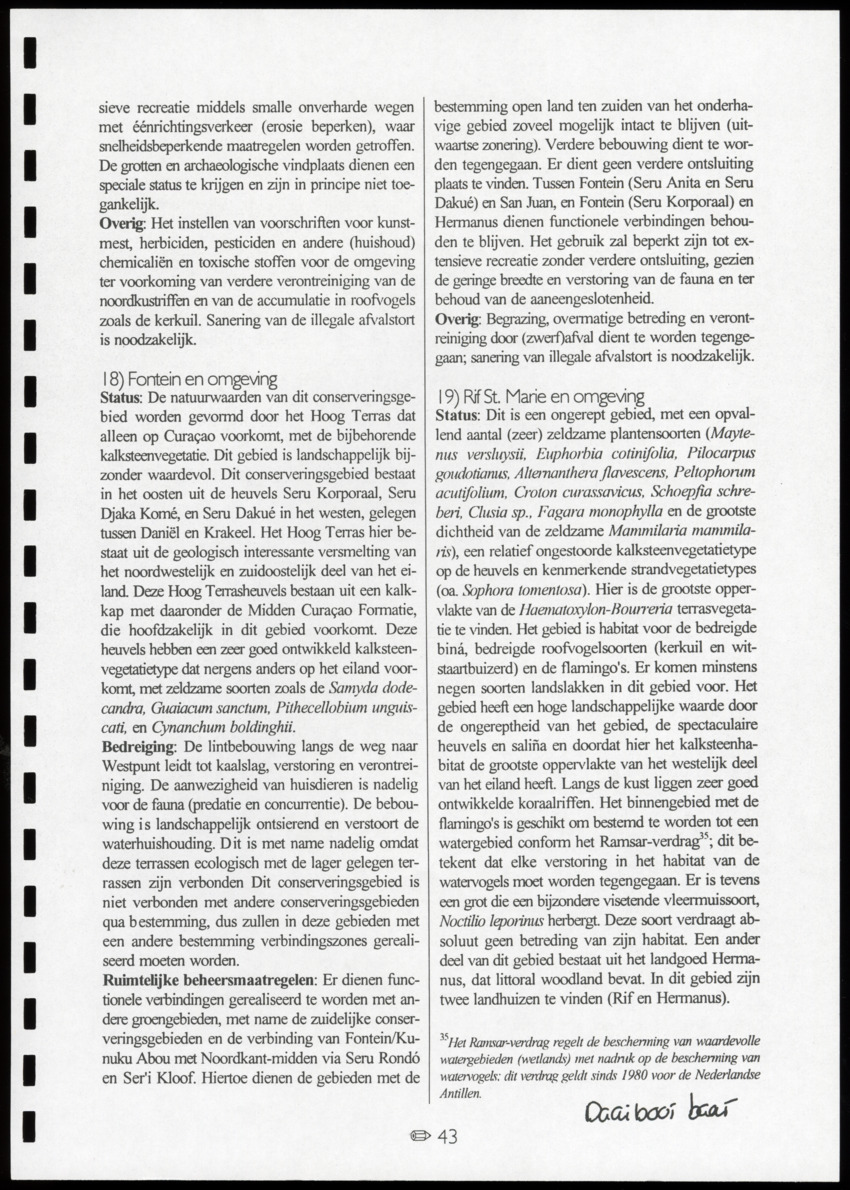 z Toetsingscriteria voor het gebruik van conserveringsgebieden - New Page