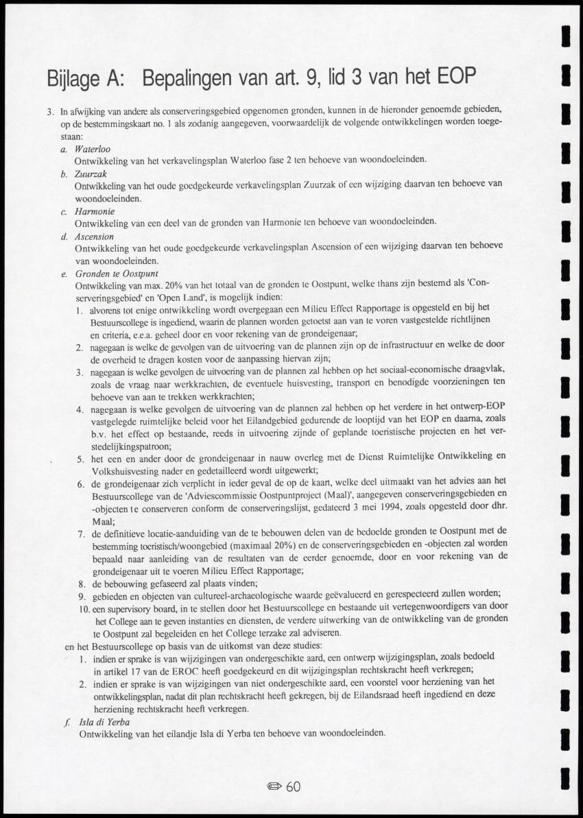 z Toetsingscriteria voor het gebruik van conserveringsgebieden - New Page