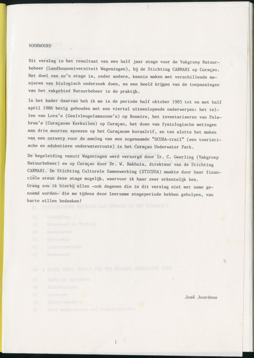 z Zes maanden stage natuurbeheer op Curacao en Bonaire - New Page