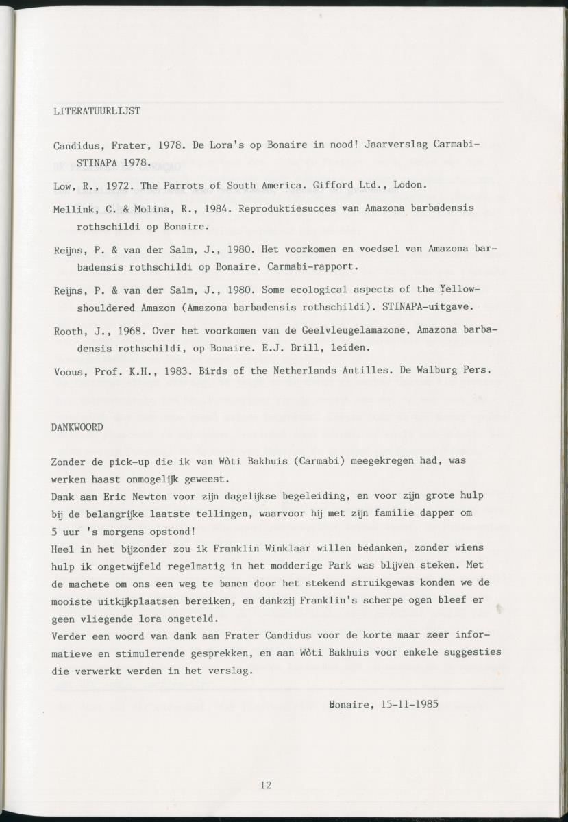 z Zes maanden stage natuurbeheer op Curacao en Bonaire - New Page