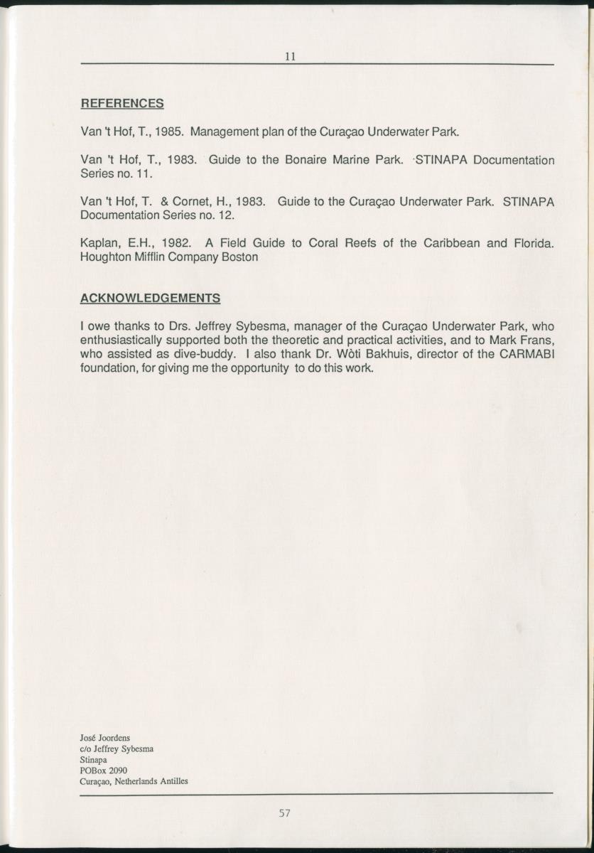 z Zes maanden stage natuurbeheer op Curacao en Bonaire - New Page