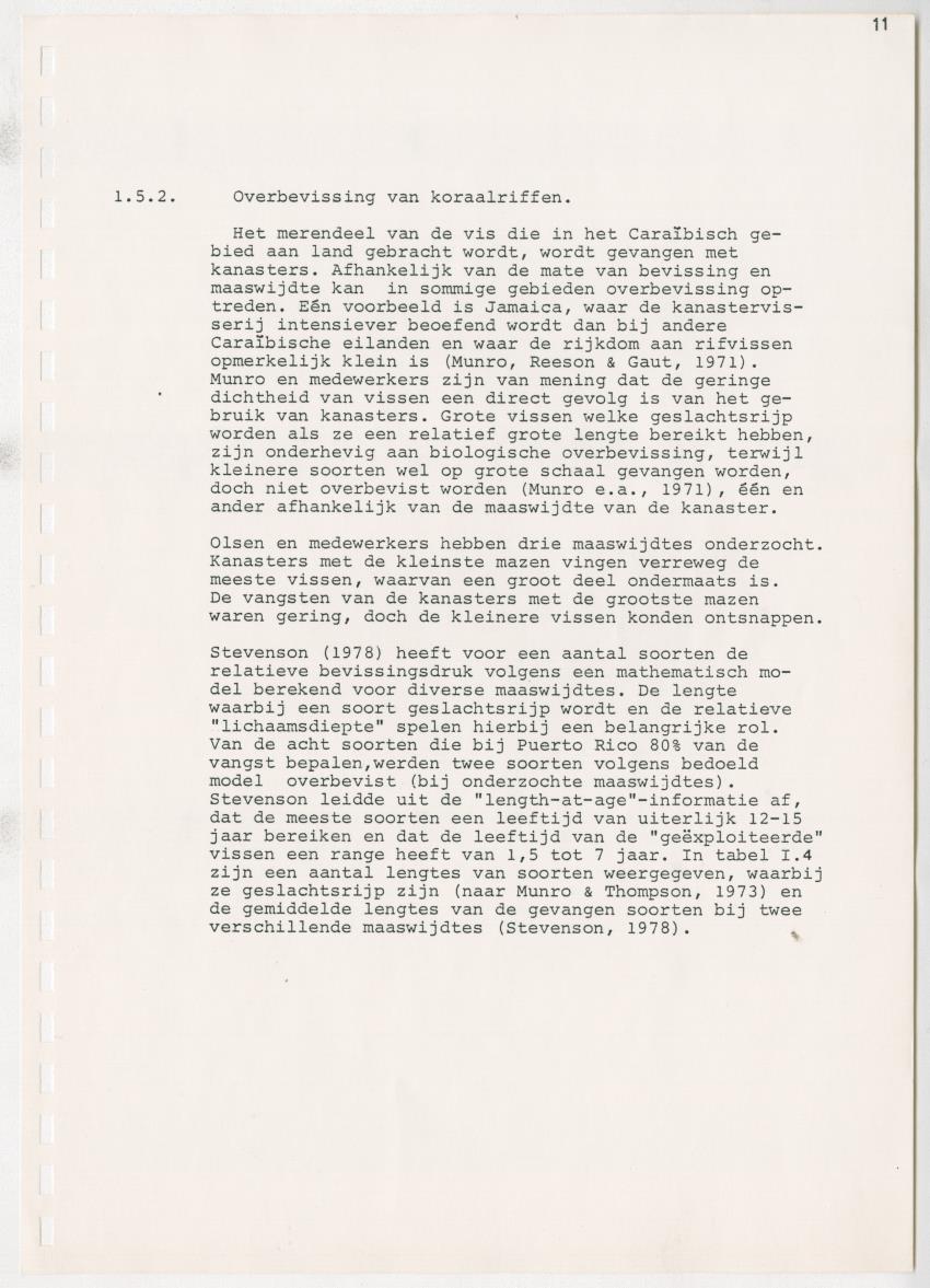 z Kanastervisserijonderzoek op Bonaire, Nederlandse Antillen - New Page