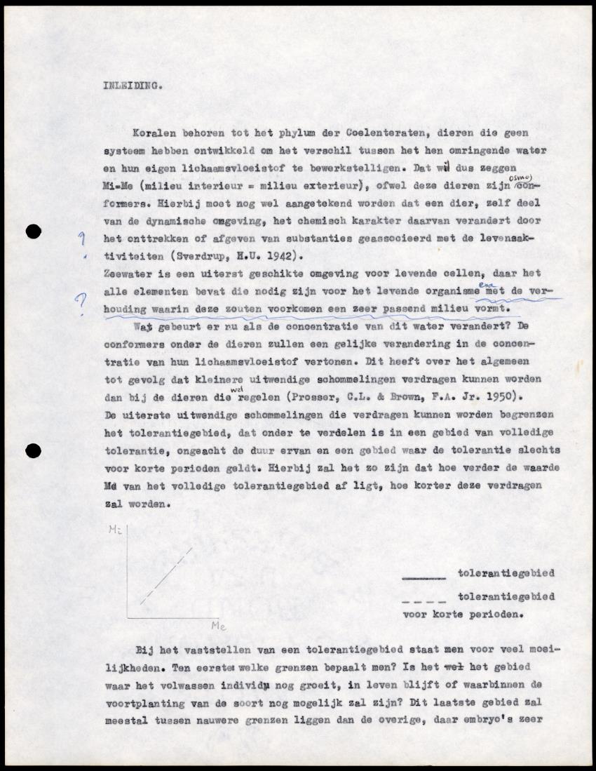 Z Onderzoek naar Zout- en Slibtolerantie van Koralen - New Page