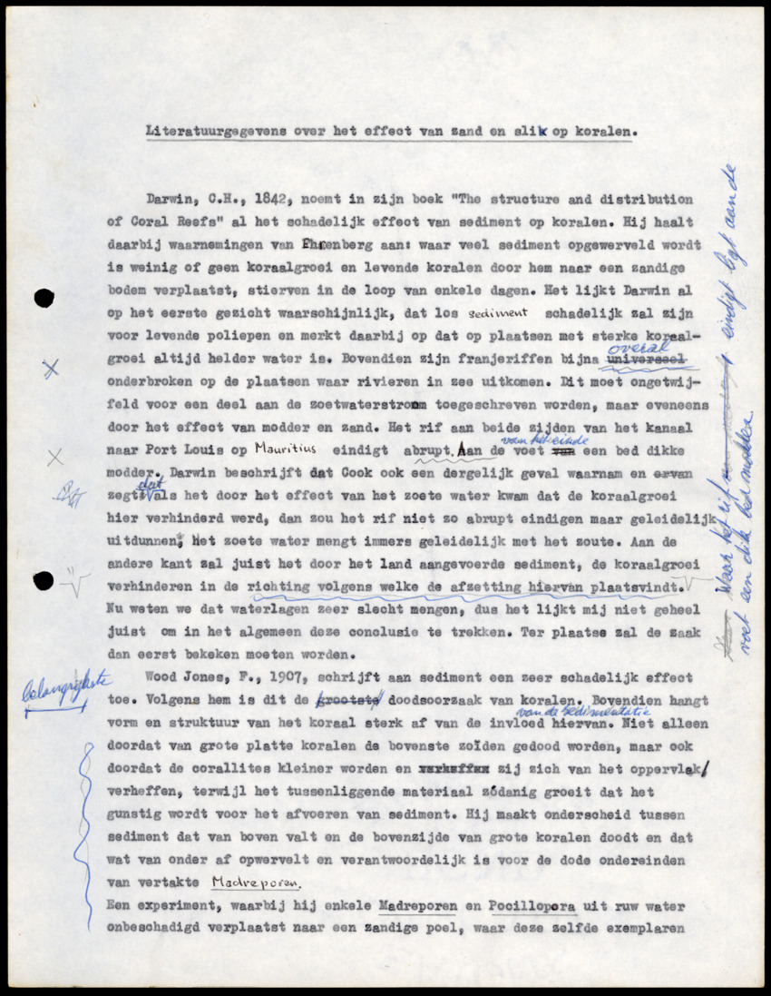 Z Onderzoek naar Zout- en Slibtolerantie van Koralen - New Page