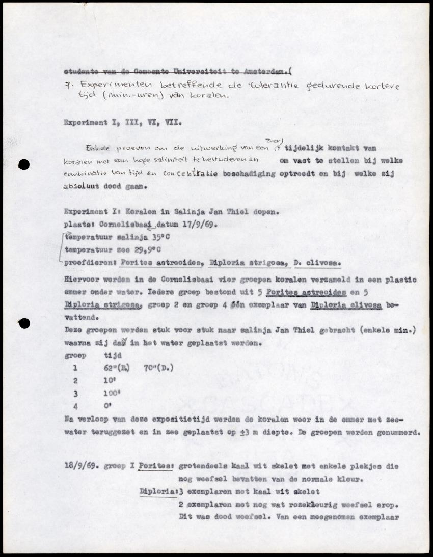 Z Onderzoek naar Zout- en Slibtolerantie van Koralen - New Page