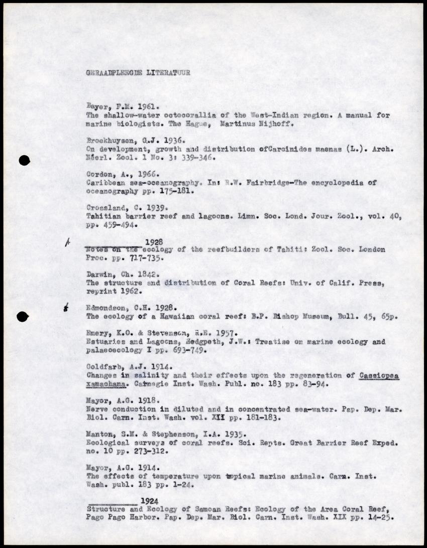 Z Onderzoek naar Zout- en Slibtolerantie van Koralen - New Page