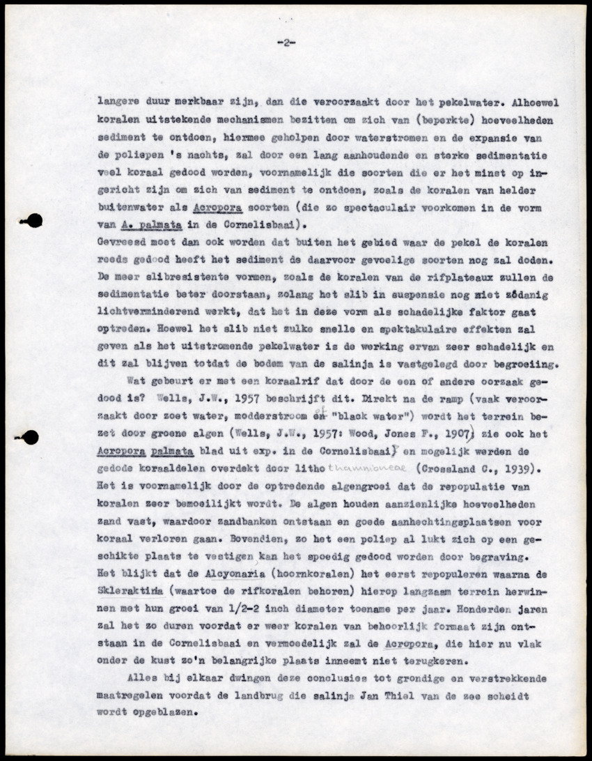 Z Onderzoek naar Zout- en Slibtolerantie van Koralen - New Page