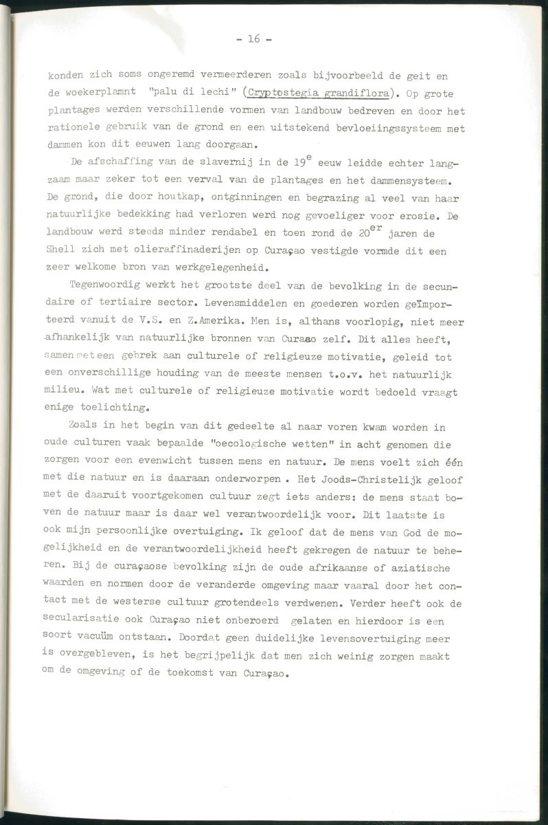 Z Verslag van een stage bij het Carmabi op Curaçao - met onder andere een Inventory report van het Curaçaos hert op Malpais. - New Page