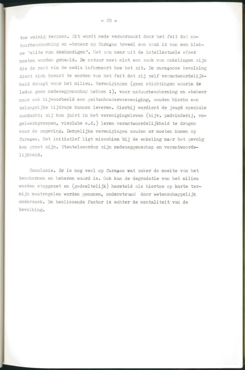 Z Verslag van een stage bij het Carmabi op Curaçao - met onder andere een Inventory report van het Curaçaos hert op Malpais. - New Page