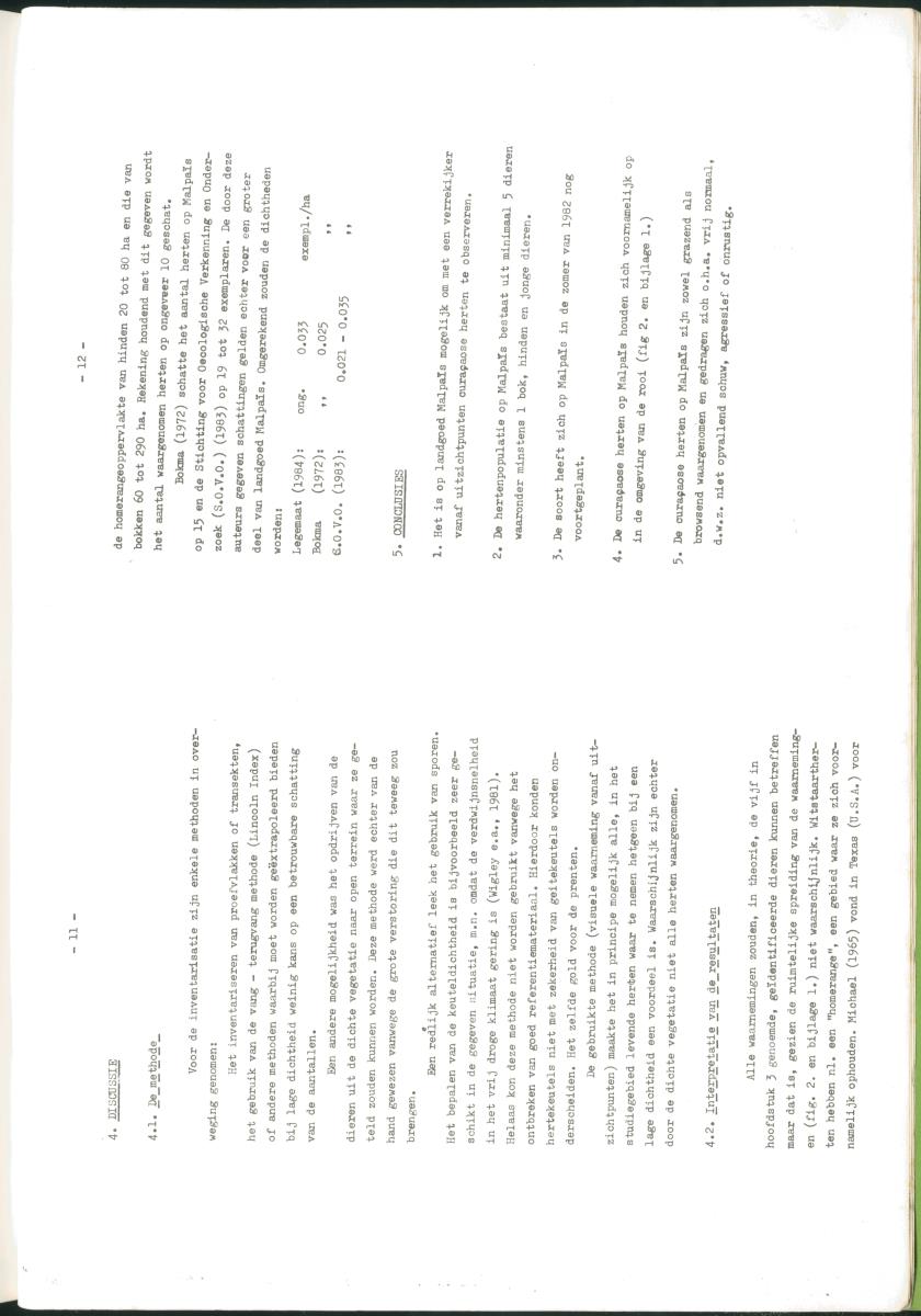 Z Verslag van een stage bij het Carmabi op Curaçao - met onder andere een Inventory report van het Curaçaos hert op Malpais. - New Page