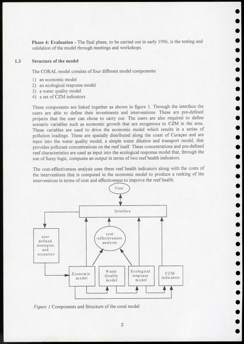 Z Cost Effectiveness Analysis of Coral Reef Management and Protection - A Case Study for Curacao - New Page