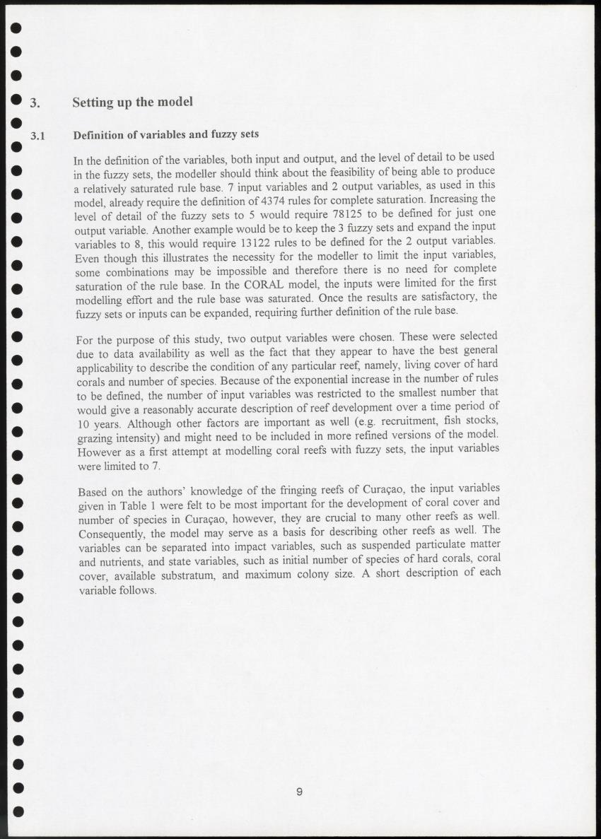 Z Cost Effectiveness Analysis of Coral Reef Management and Protection - A Case Study for Curacao - New Page