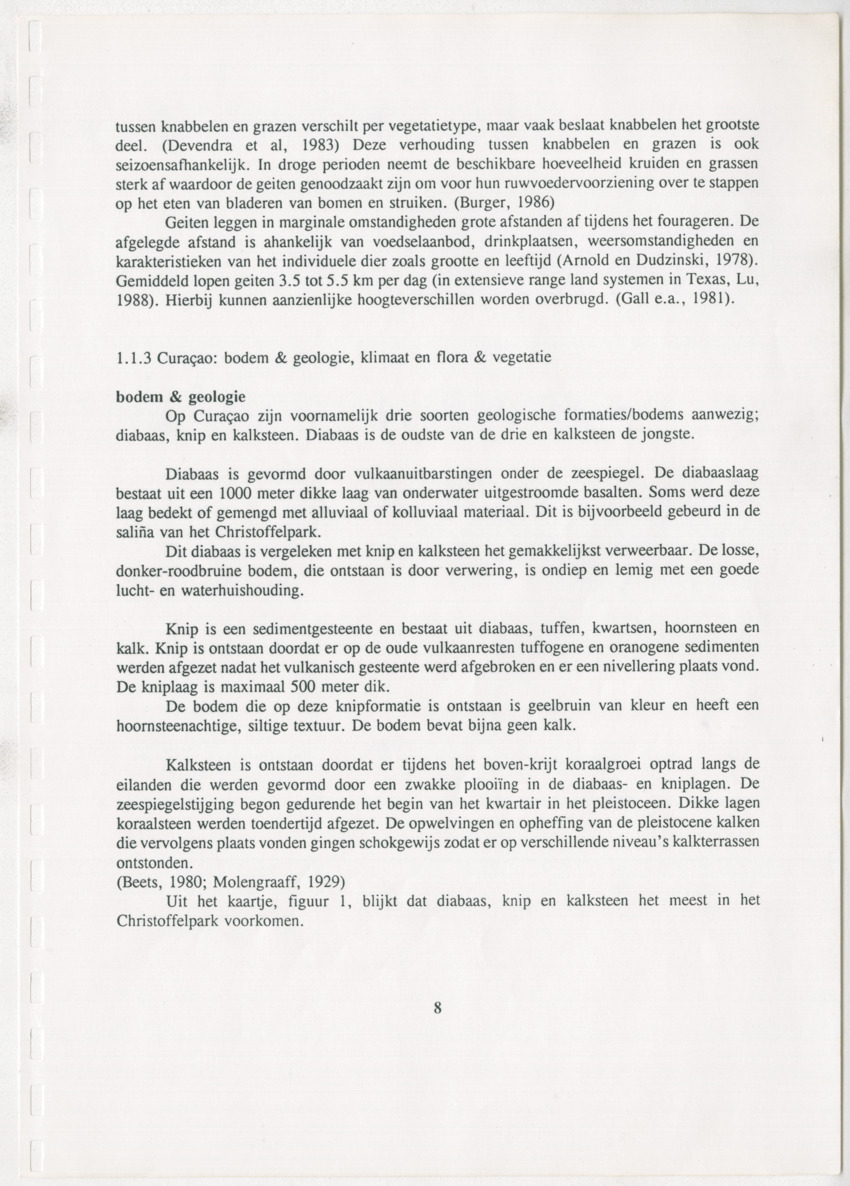 De invloed van geiten op de natuurlijke vegetatie van het Christoffelpark te Curaçao - New Page