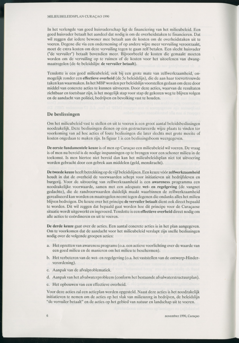 Z Milieubeleidsplan Curacao 1990 - New Page