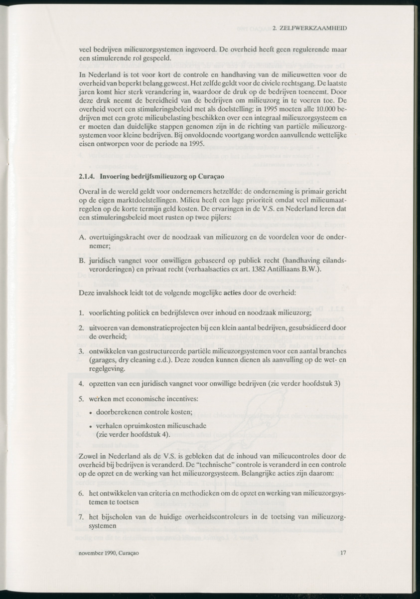 Z Milieubeleidsplan Curacao 1990 - New Page