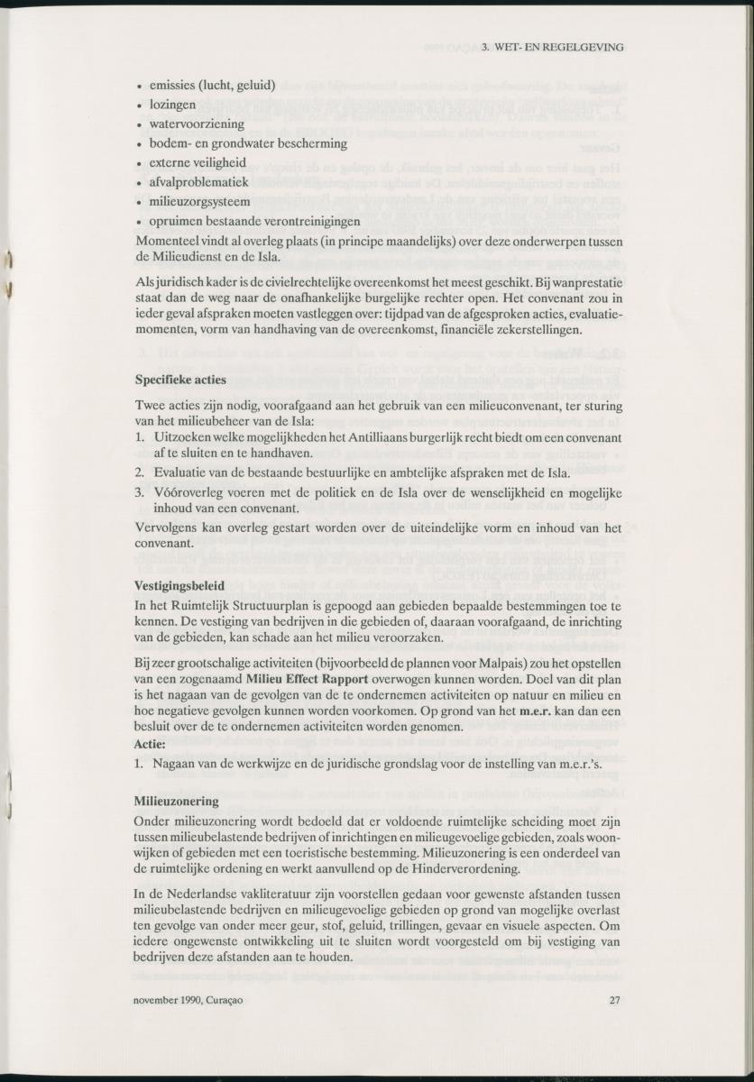 Z Milieubeleidsplan Curacao 1990 - New Page