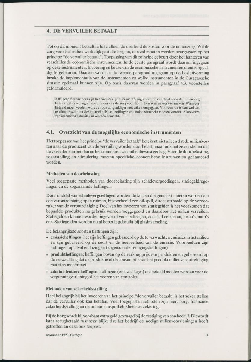 Z Milieubeleidsplan Curacao 1990 - New Page