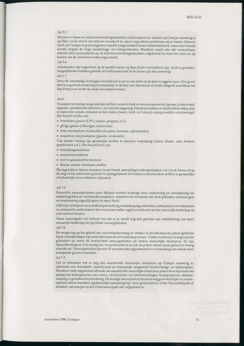 Z Milieubeleidsplan Curacao 1990 - New Page