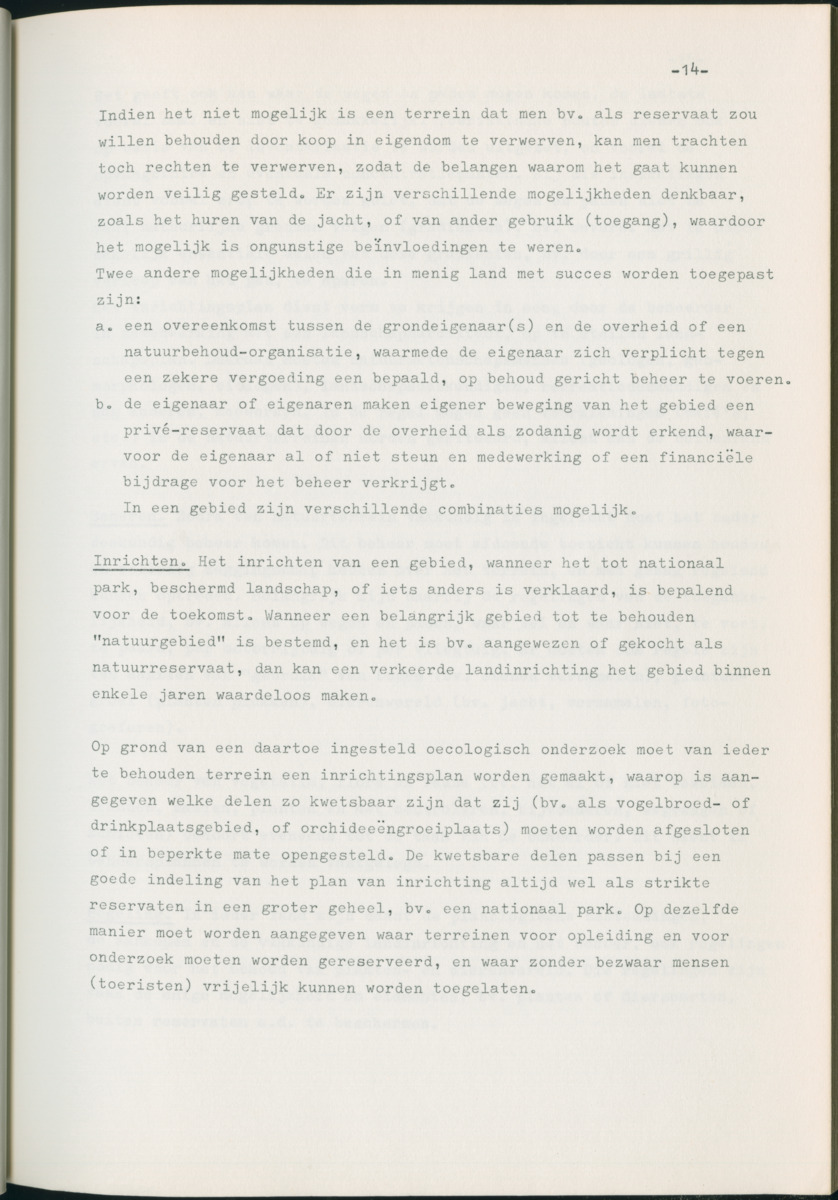 Z Natuurbehoud en Natuurbeheer op de Nederlandse Antillen. - Rapport van de studiereis in maart 1969 - New Page